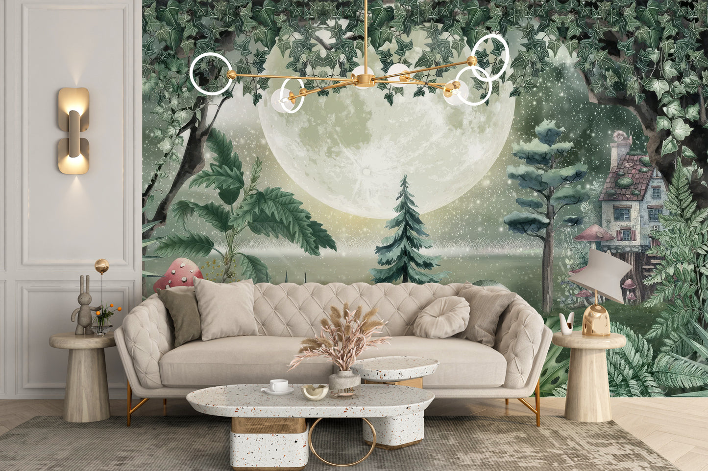 Moonlit Fantasy Wallpaper Mural for a dreamy look