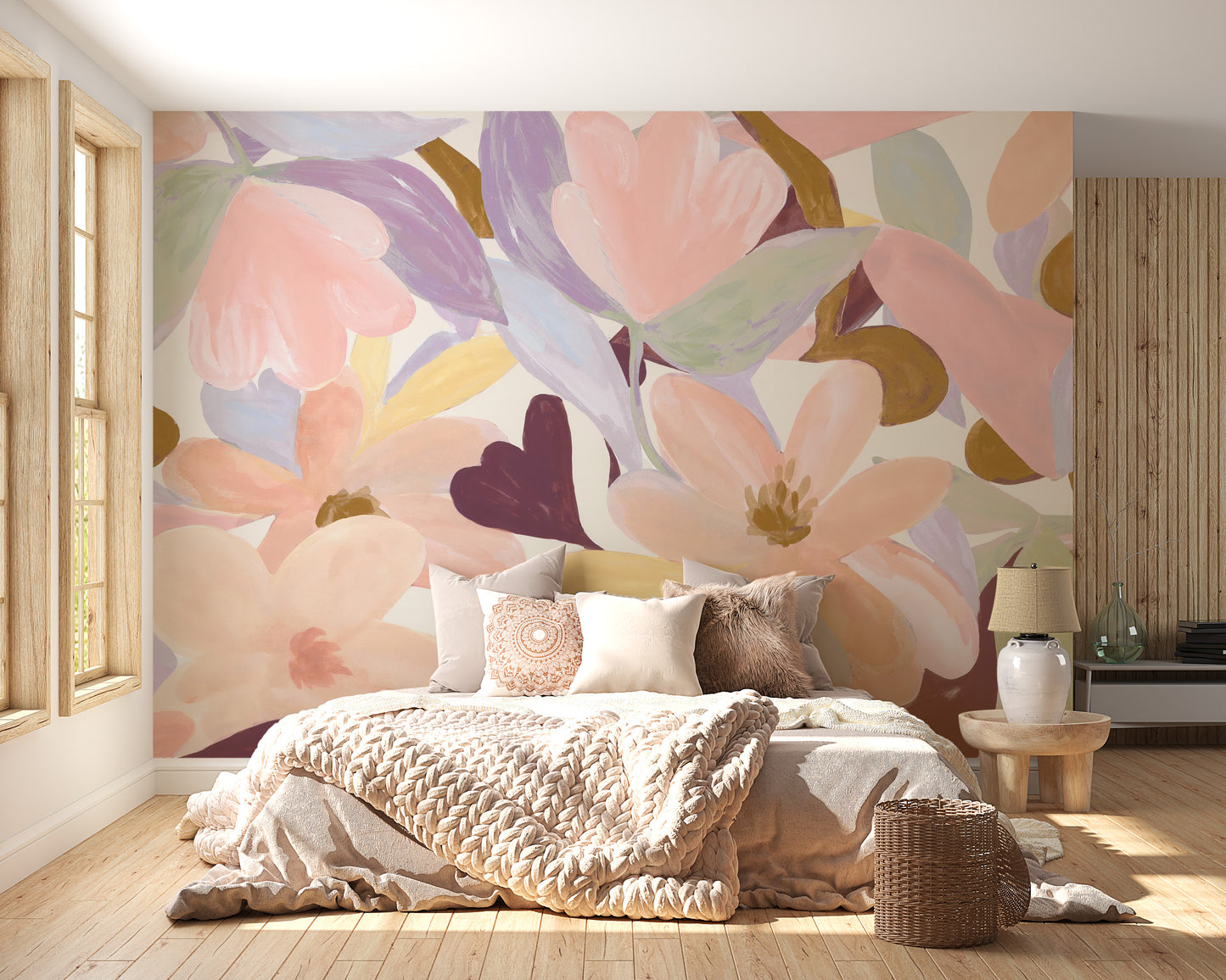 Spring Whisper Wallpaper Mural for a Soft Touch