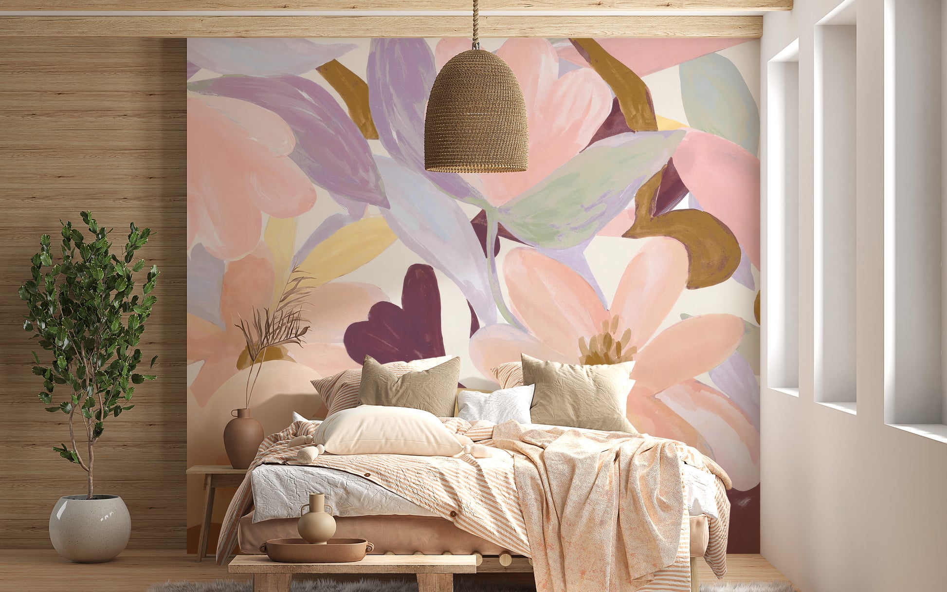 Subtle Spring Whisper Wallpaper Mural Design