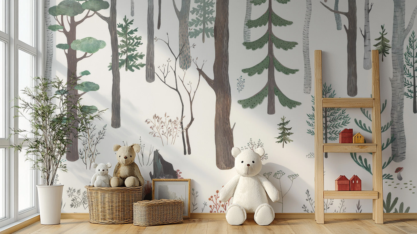 Woodland Dream Wall Mural for Natural Ambiance