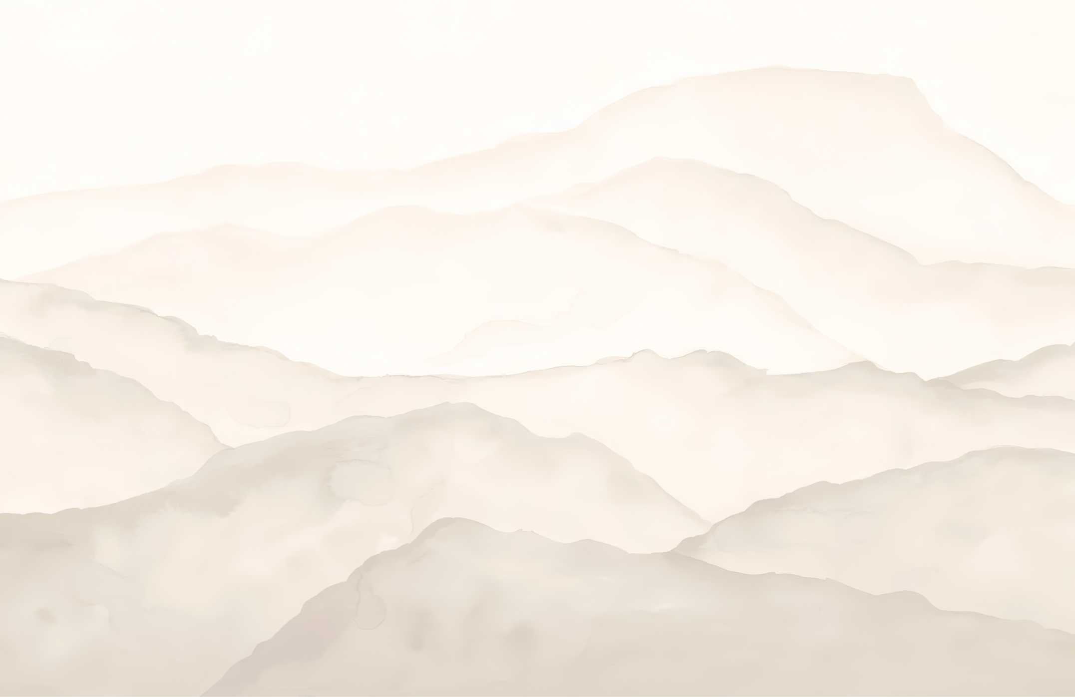 [Test] Beige Watercolor Mountains Wallpaper [Test]