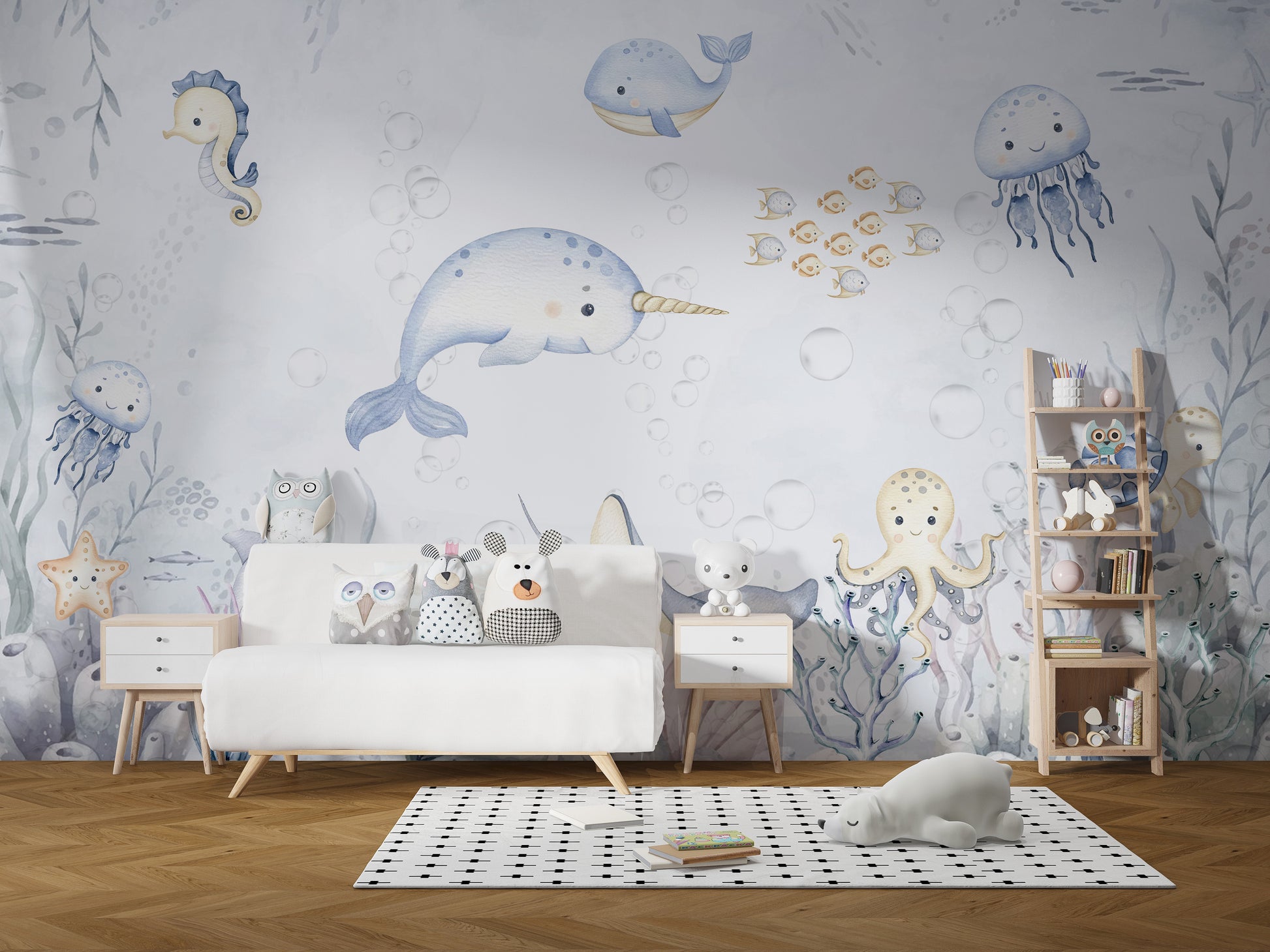 Beautiful Ocean Wonders Wallpaper Mural design