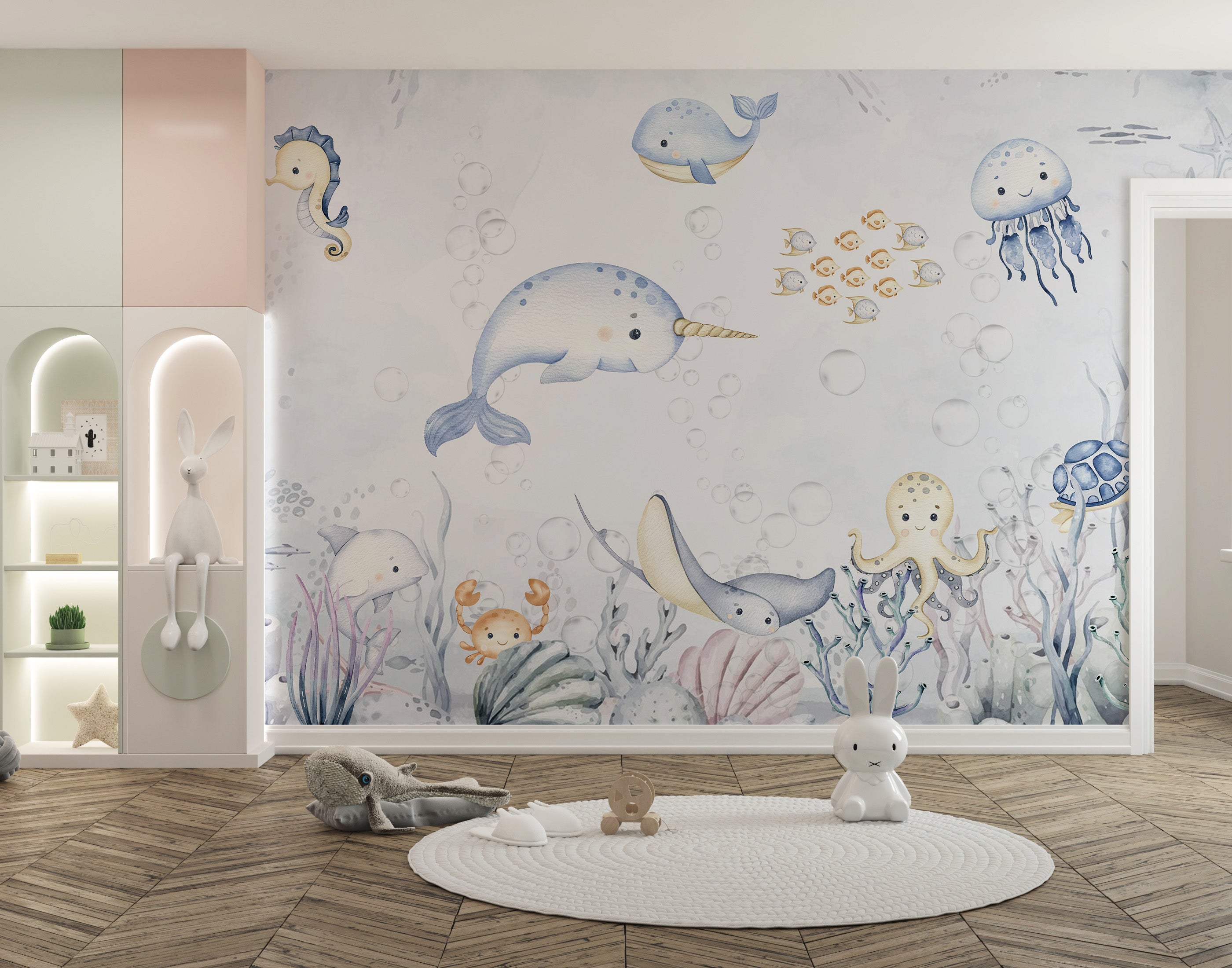 Ocean Wonders Wallpaper Mural for a fresh feel