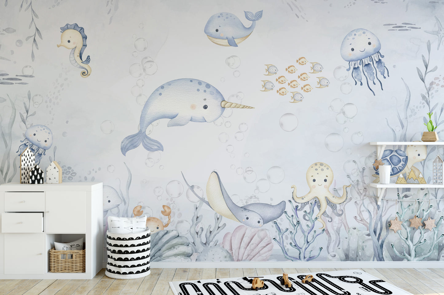 Calm Ocean Wonders Wallpaper Mural for walls