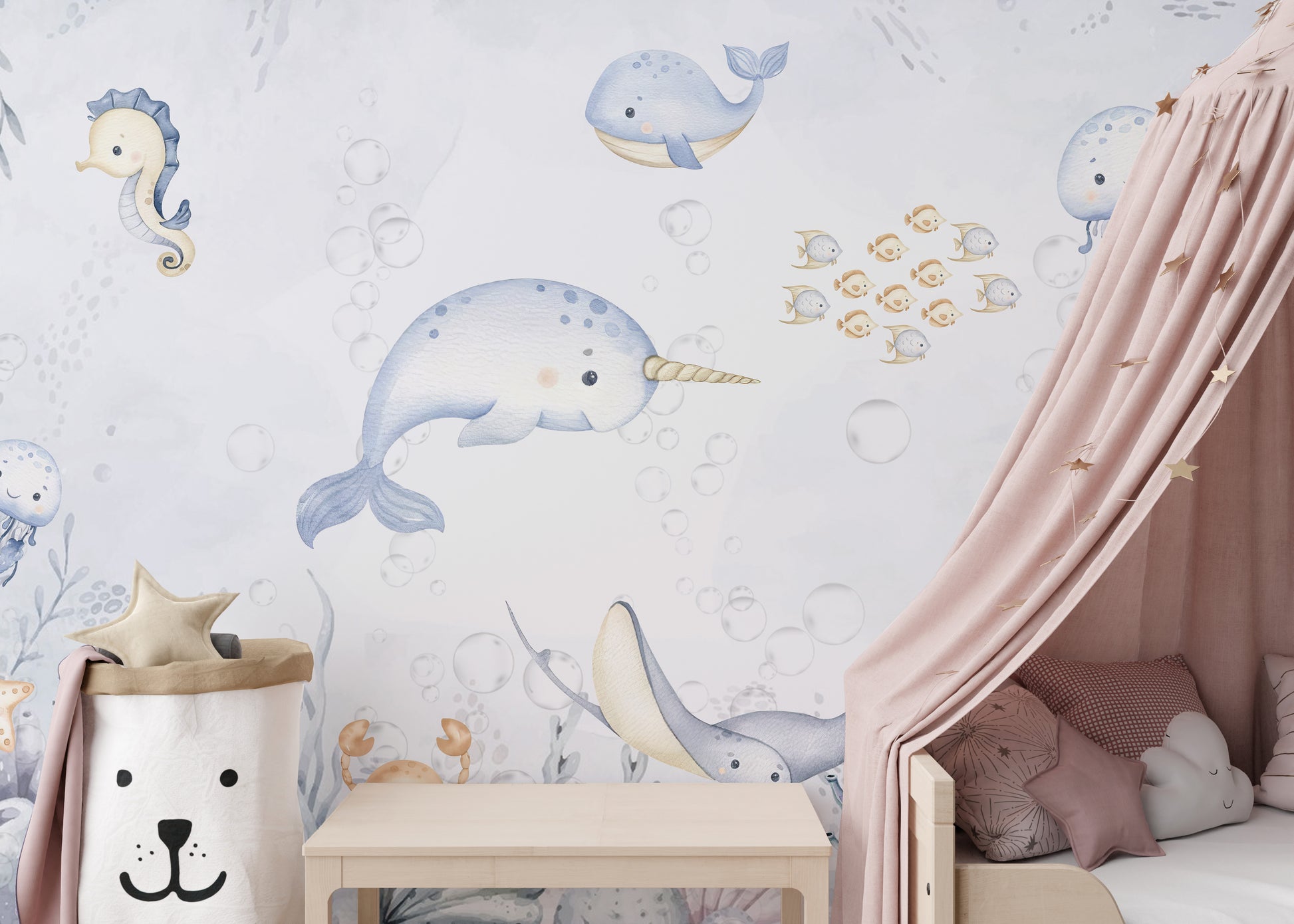 Ocean Wonders Wallpaper Mural for a coastal look