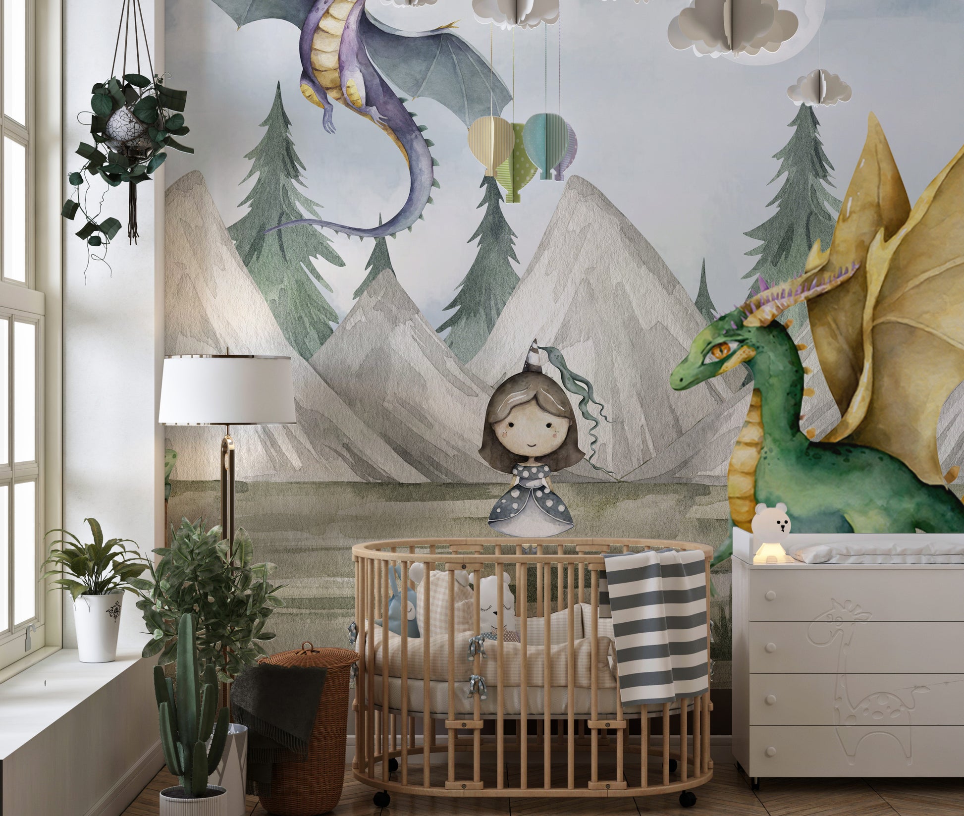 Magical Kingdom Wallpaper Mural for a fantasy room