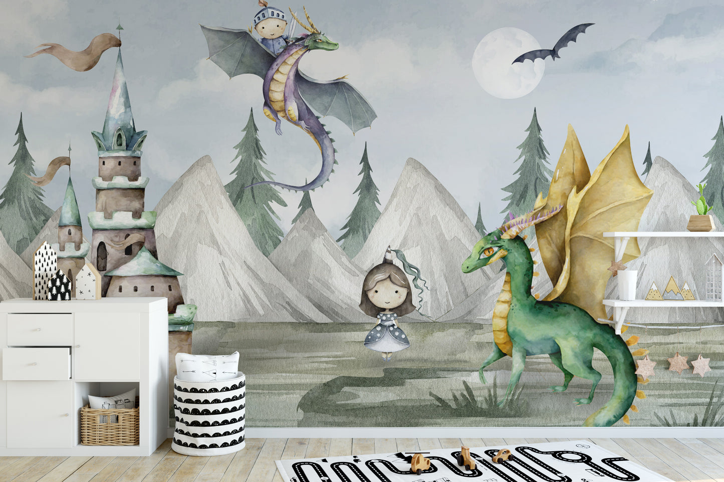 Magical Kingdom Wallpaper Mural for a royal vibe