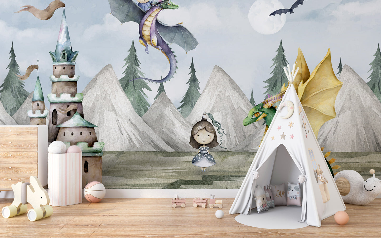 Magical Kingdom Wallpaper Mural for a dreamlike space