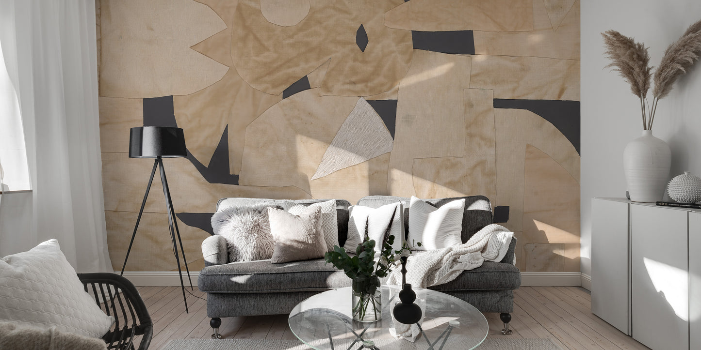 Organic Forms Wallpaper Mural for a peaceful space