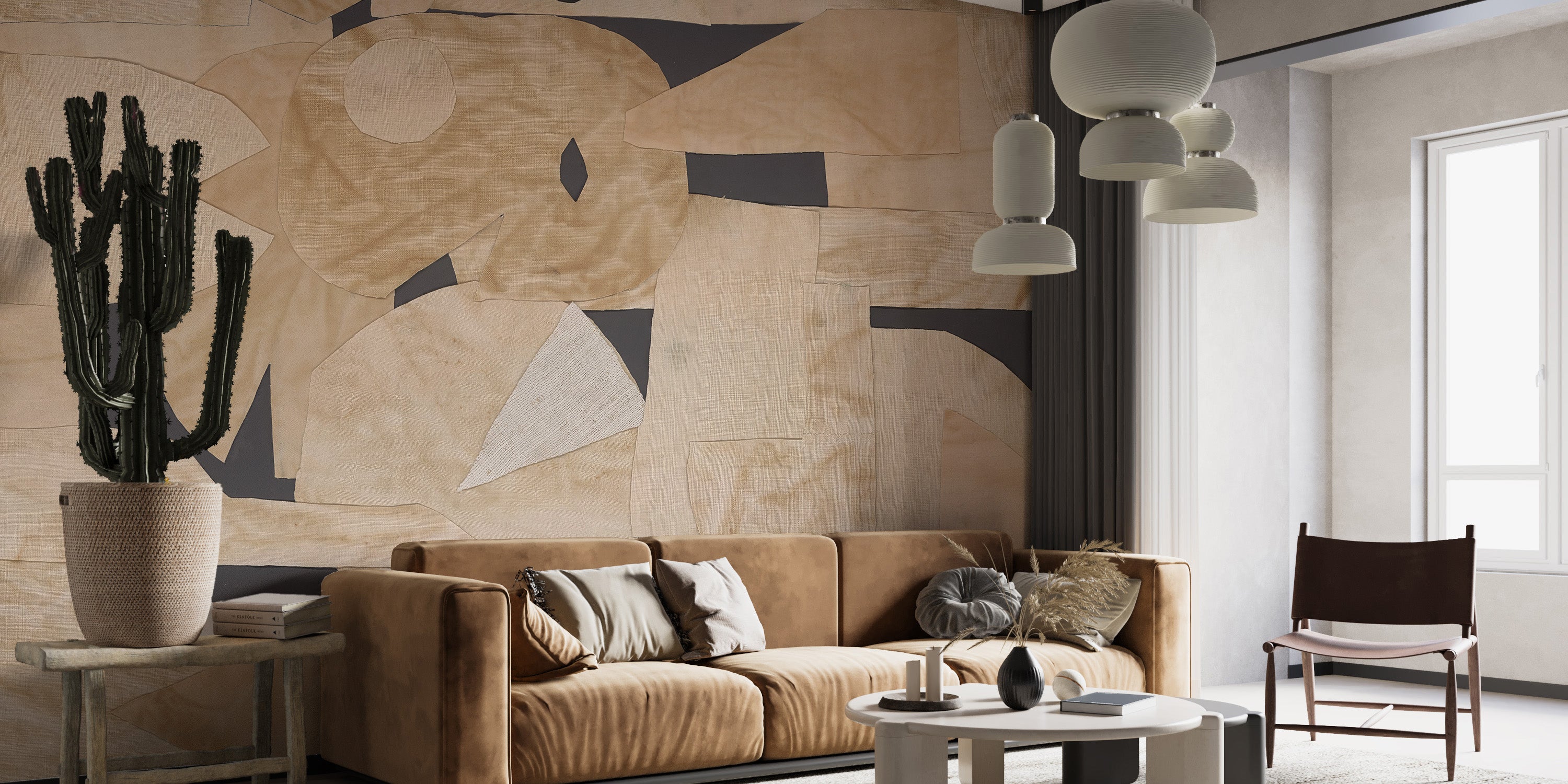 Organic Forms Wallpaper Mural to brighten your room