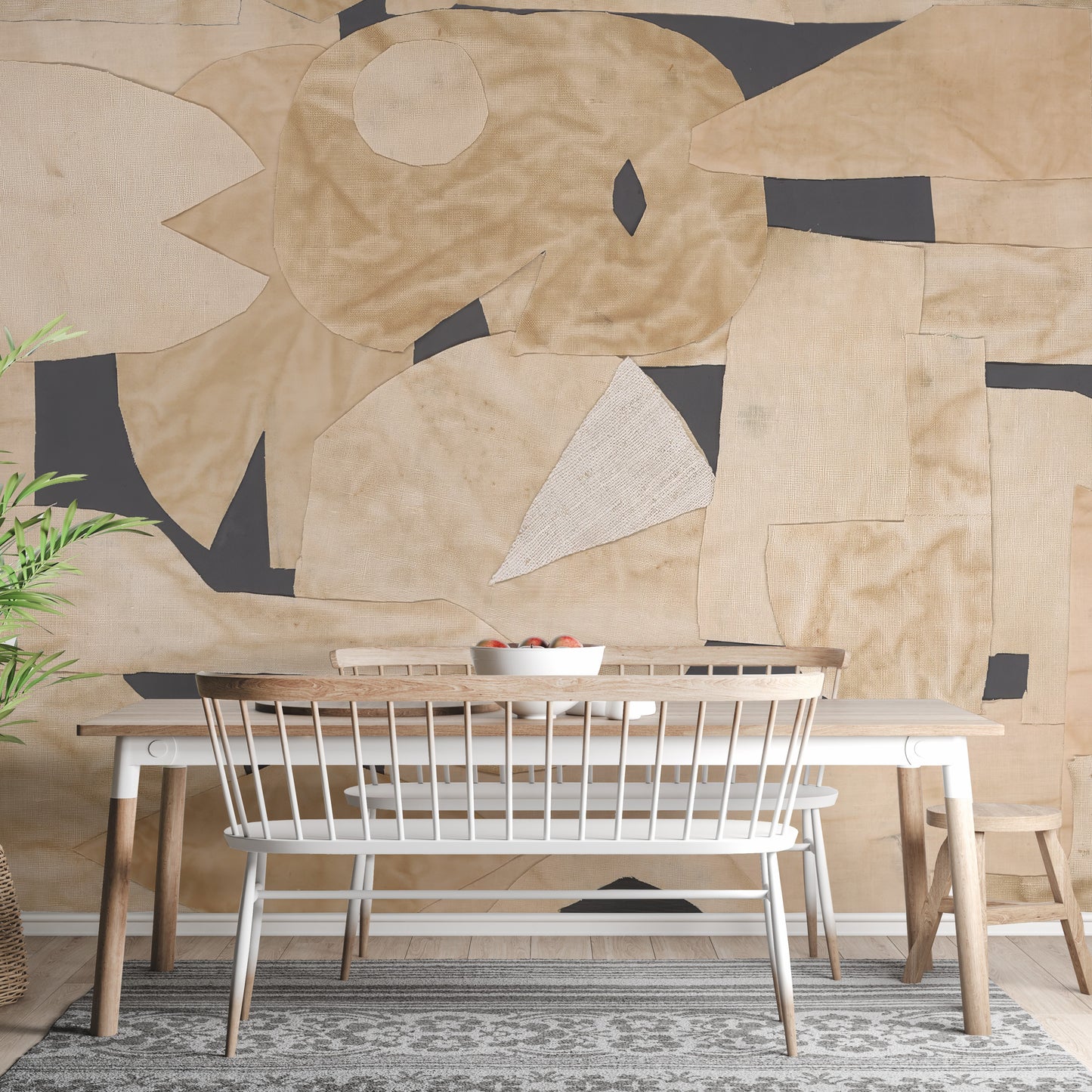 Organic Forms Wallpaper Mural for a natural look