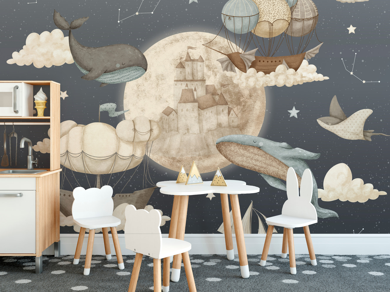 Mystical Marine Life Wallpaper Mural for your space