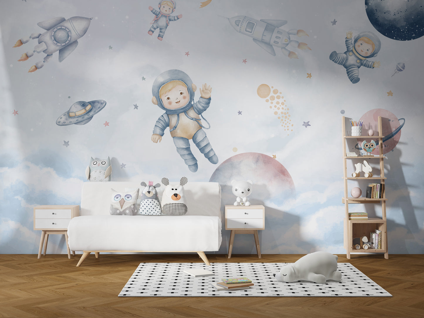 Cosmic Kids Space Wallpaper for a cosmic theme