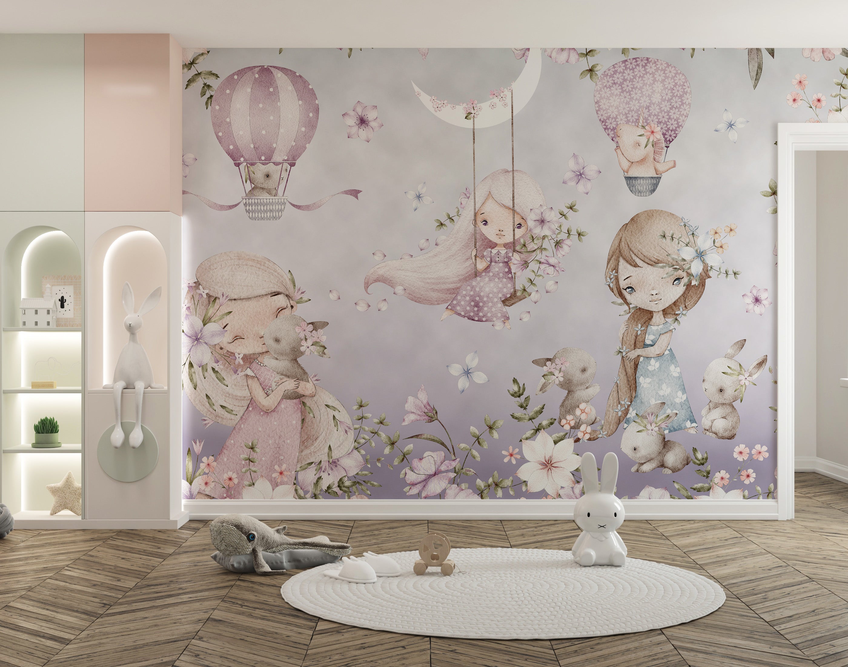 Blossom Fairies Wallpaper Mural for a dreamy vibe