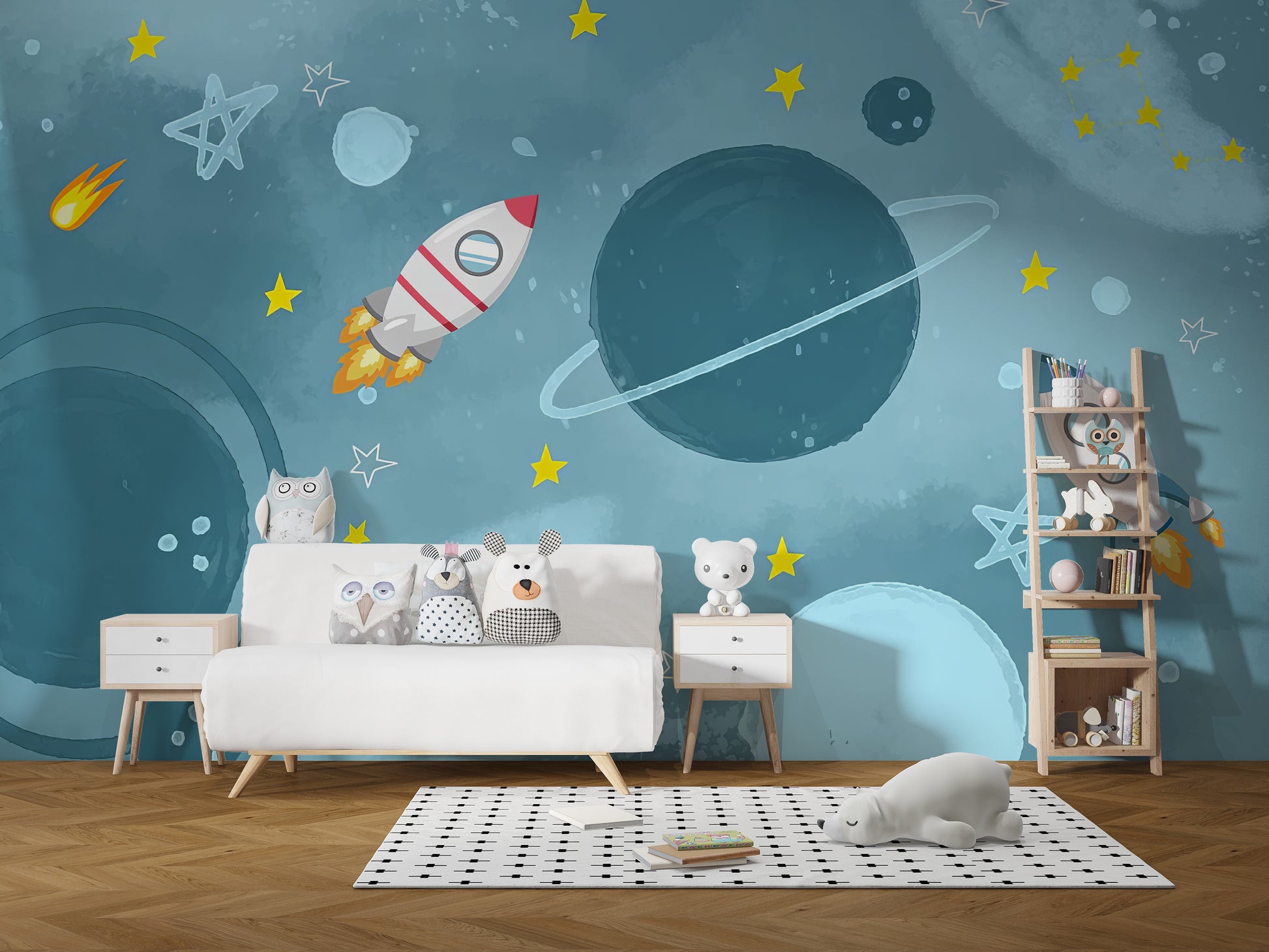 Galaxy Adventure Wall Mural to explore the stars