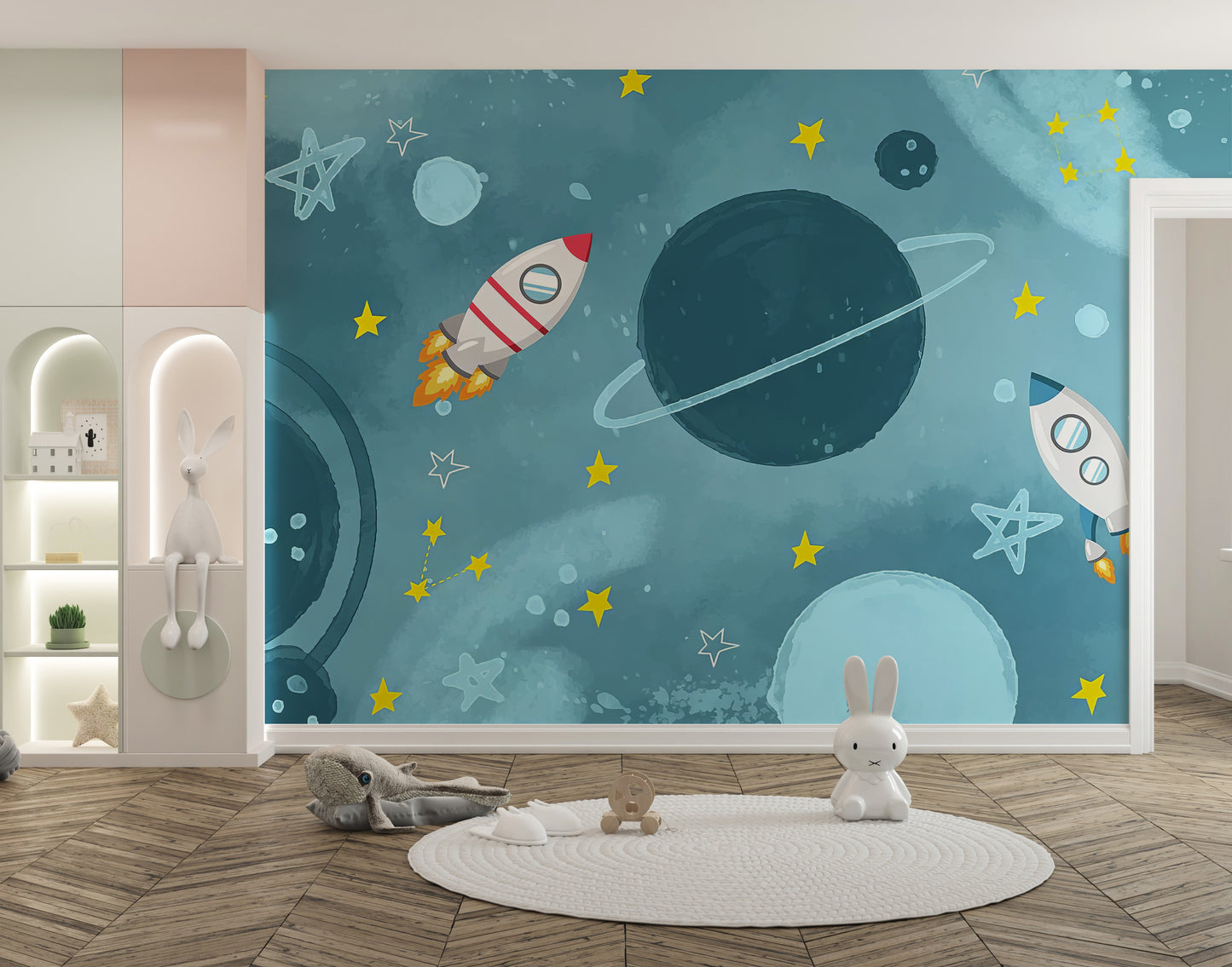 Galaxy Adventure Wallpaper Mural for a space feel