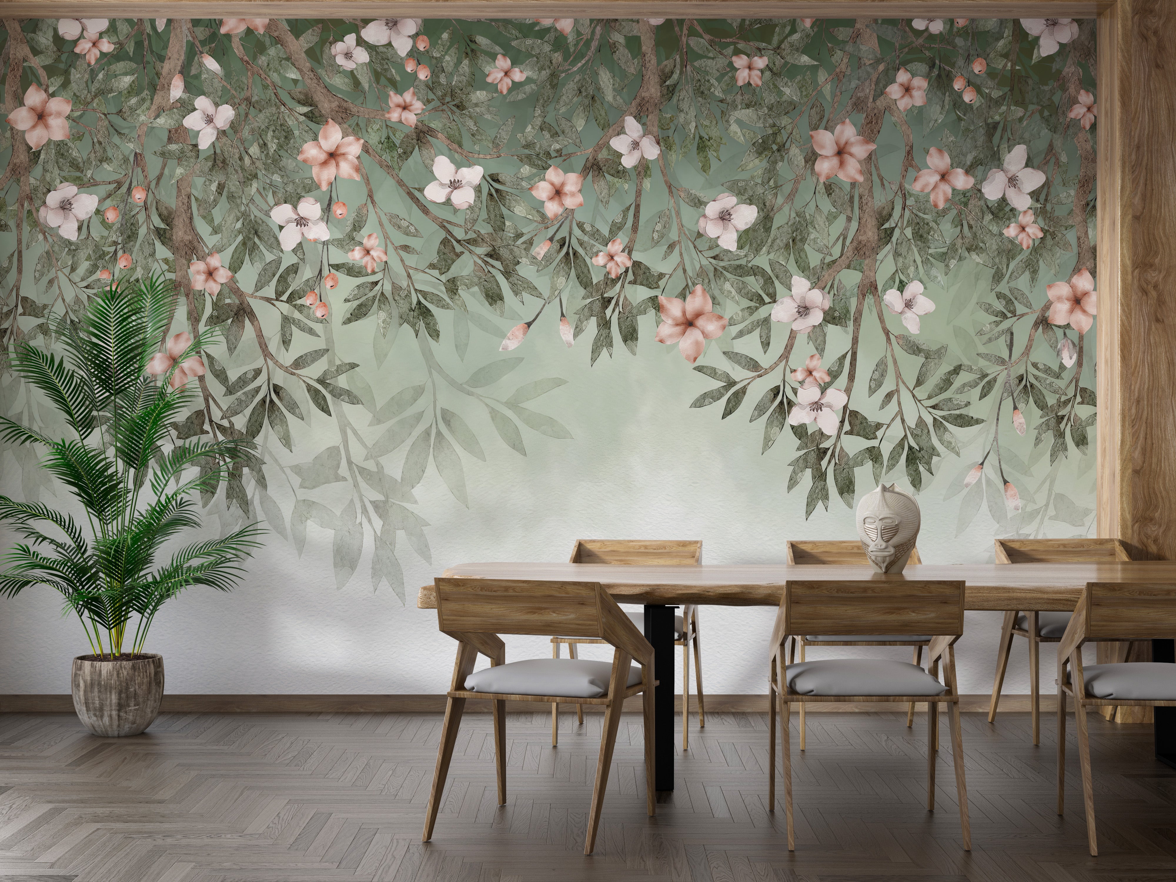 Floral Blossom Wall Mural to bring nature indoors