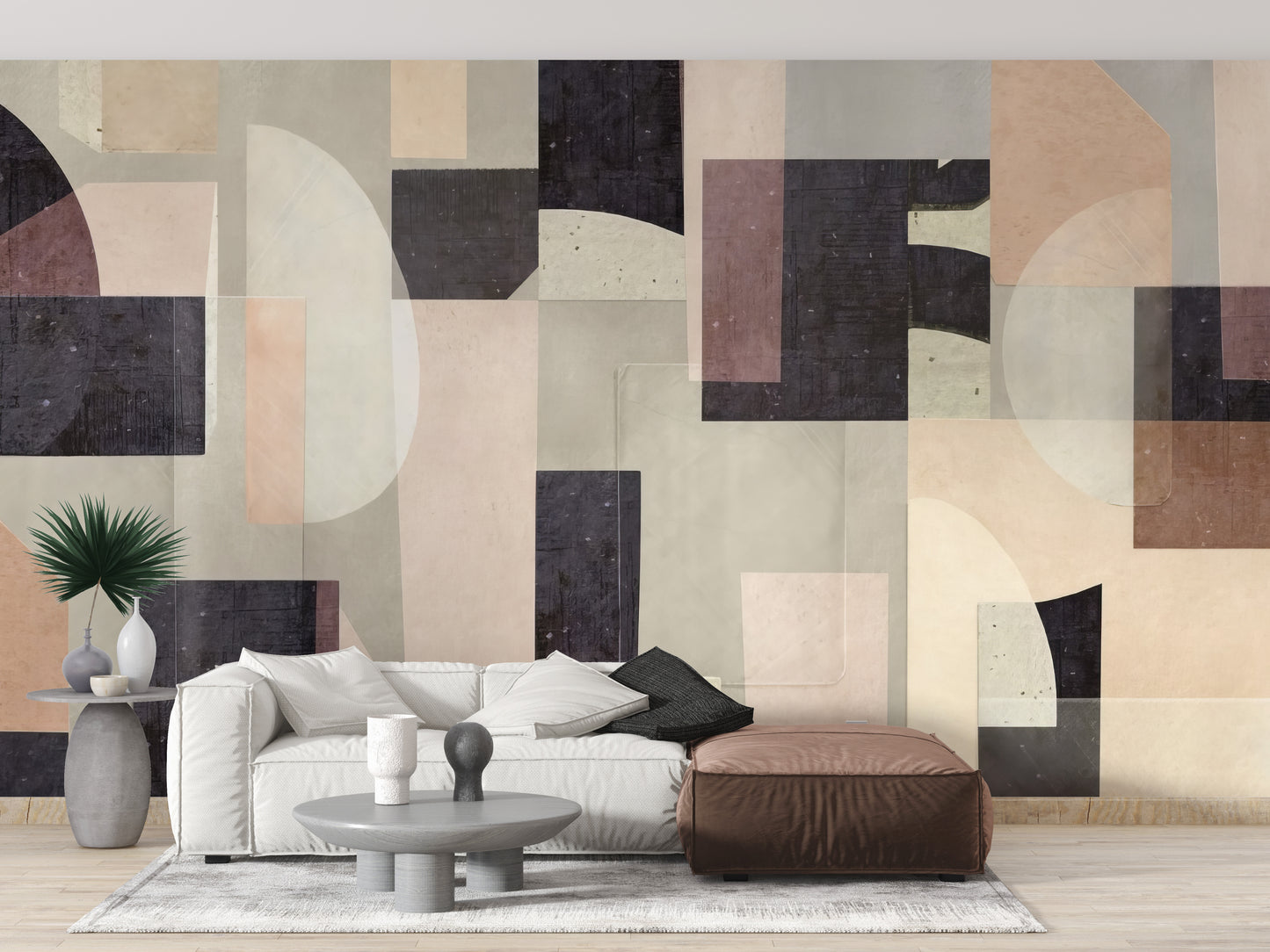 Artistic Modern Wallpaper Mural with bold design