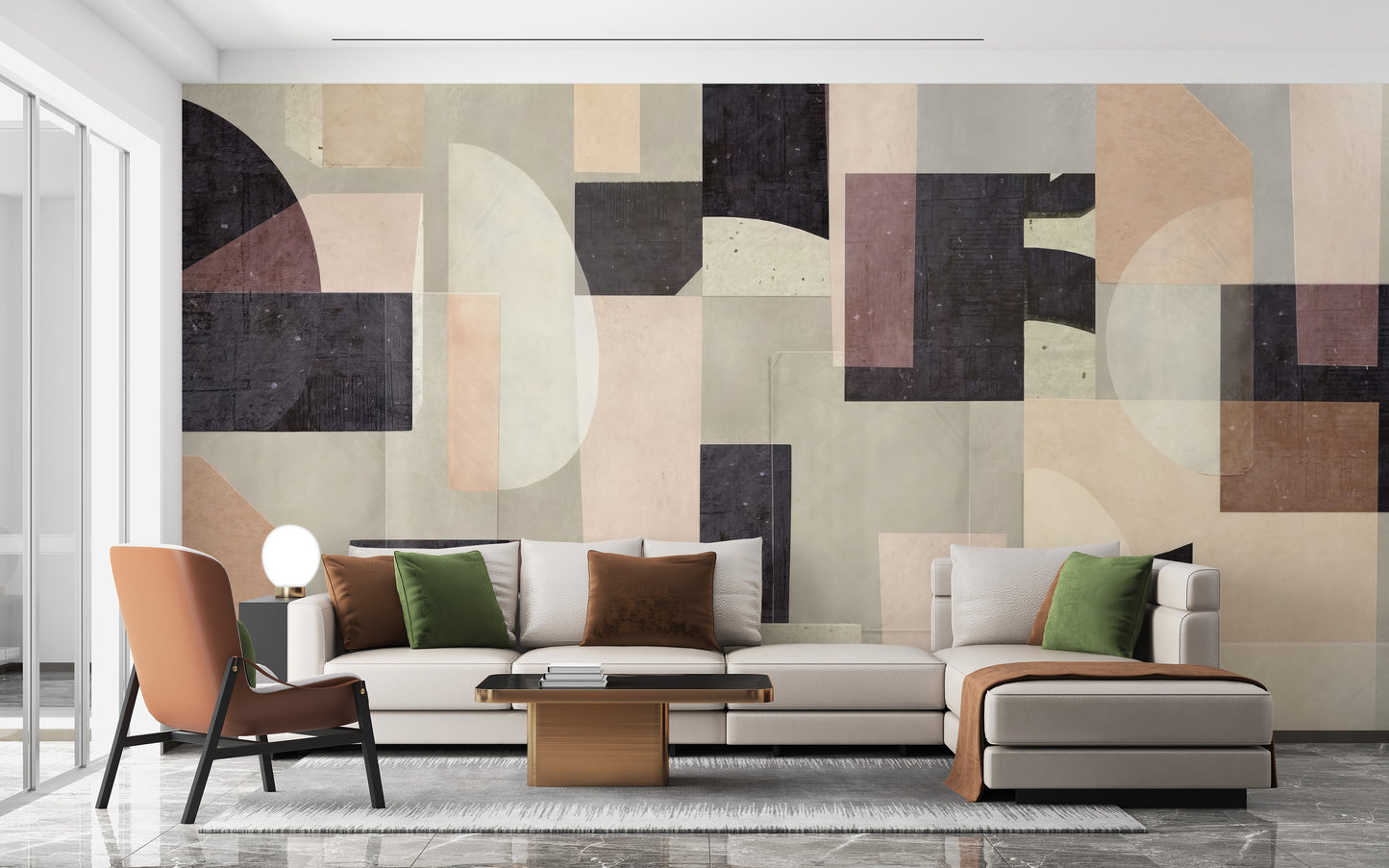 Elegant Modern Artistic Wallpaper Mural decor