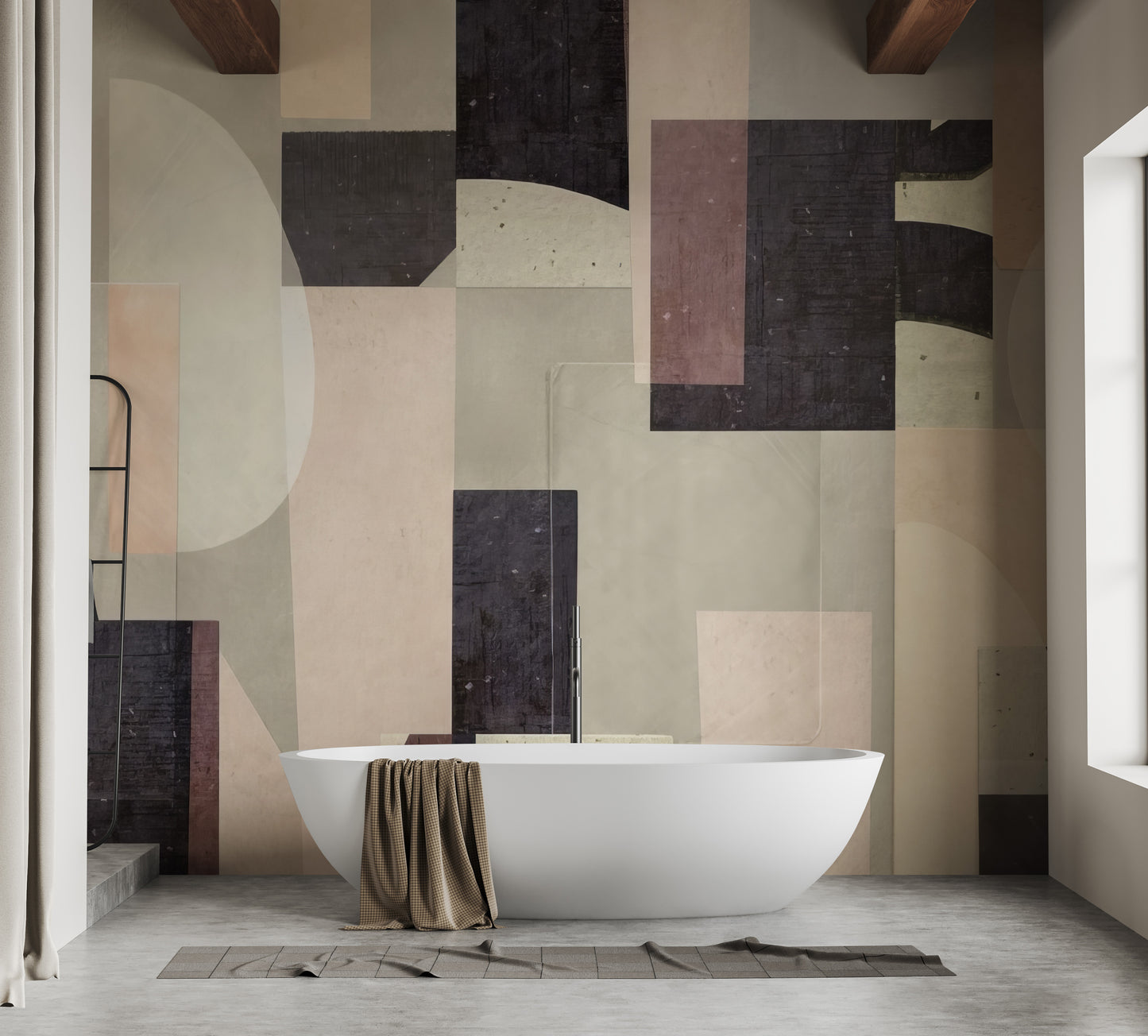 Geometric Modern Artistic Wallpaper Mural