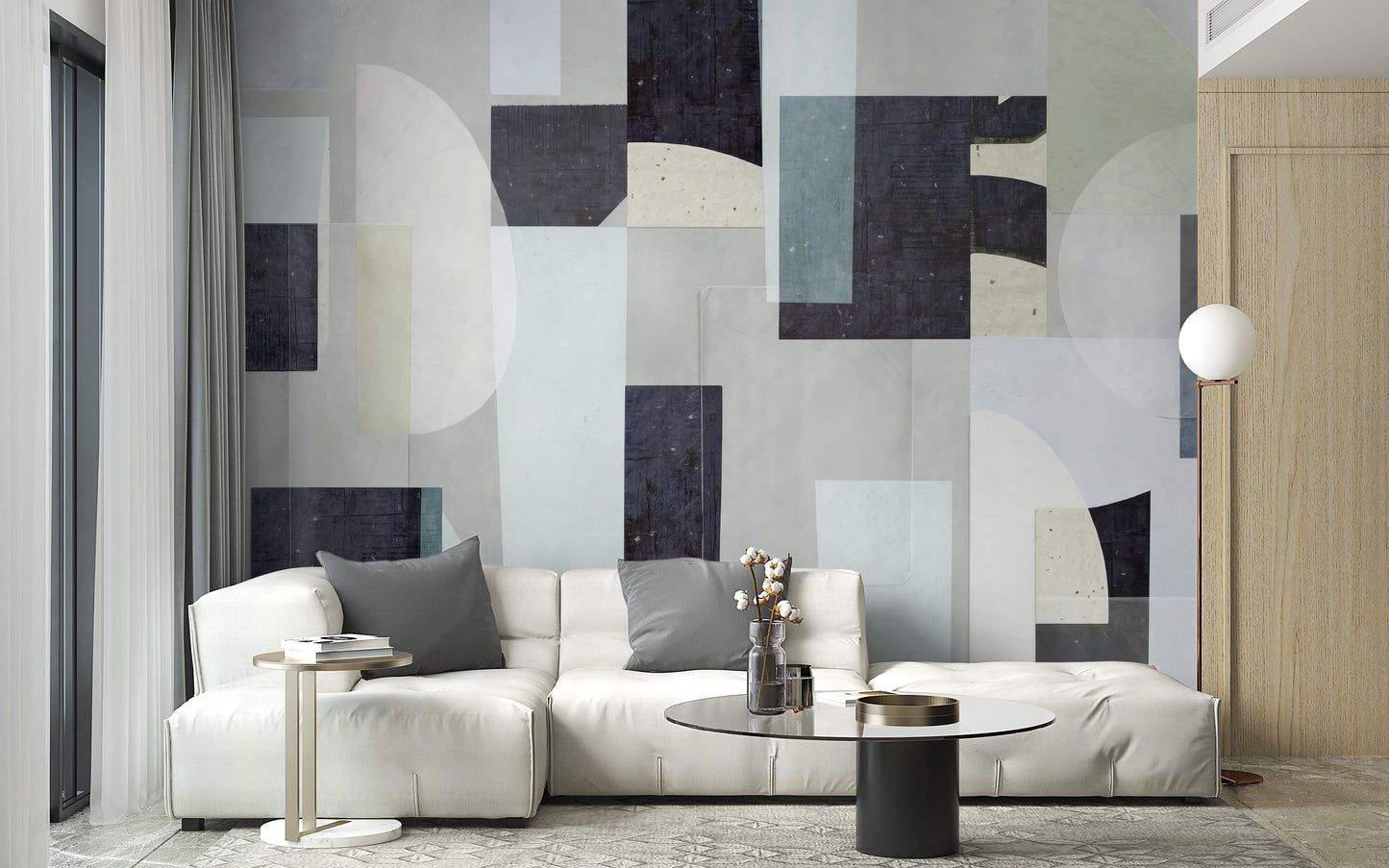 Modern Abstract Artistry Wall Mural for your walls