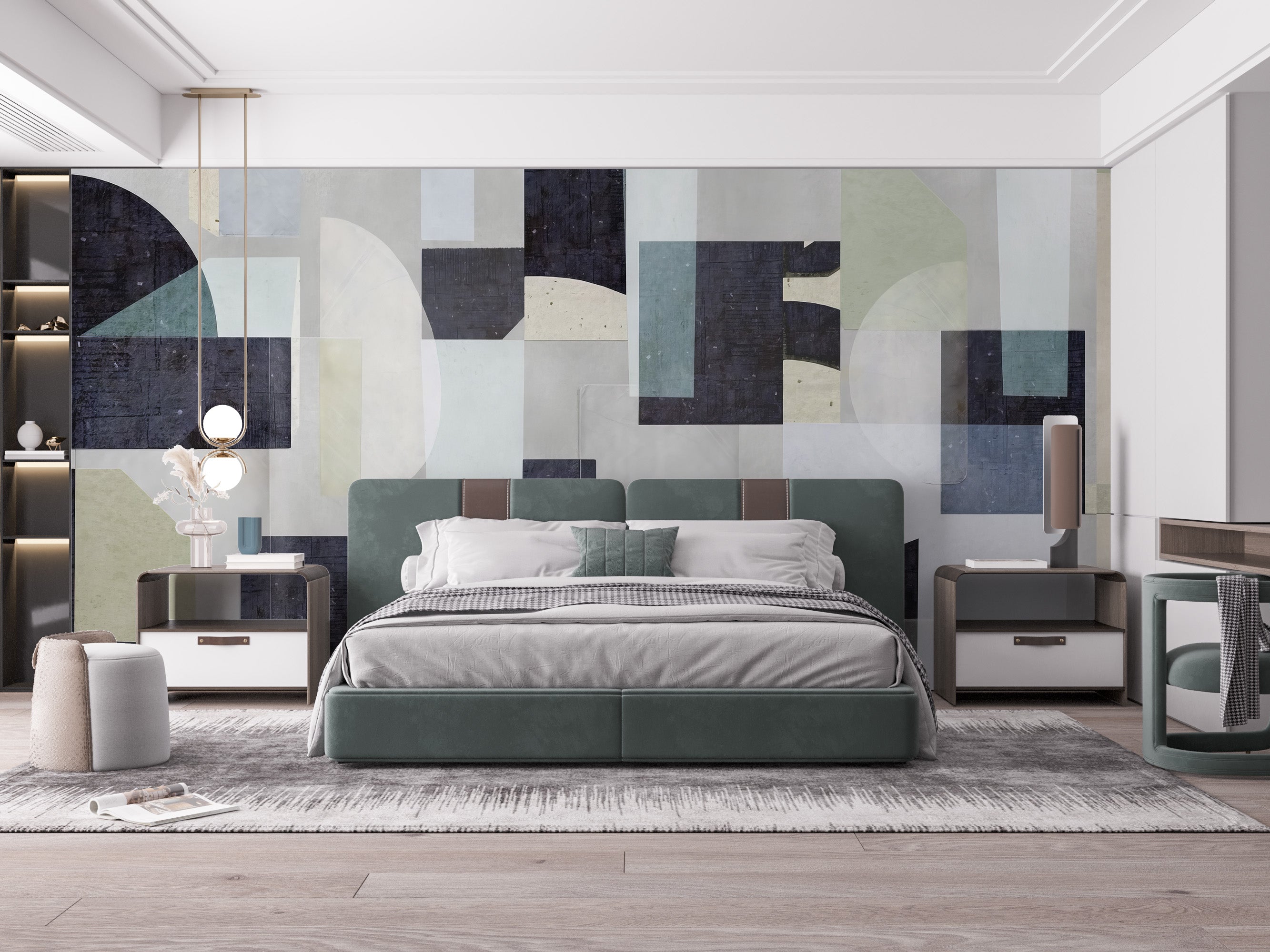 Artistic Abstract Artistry Wall Mural design