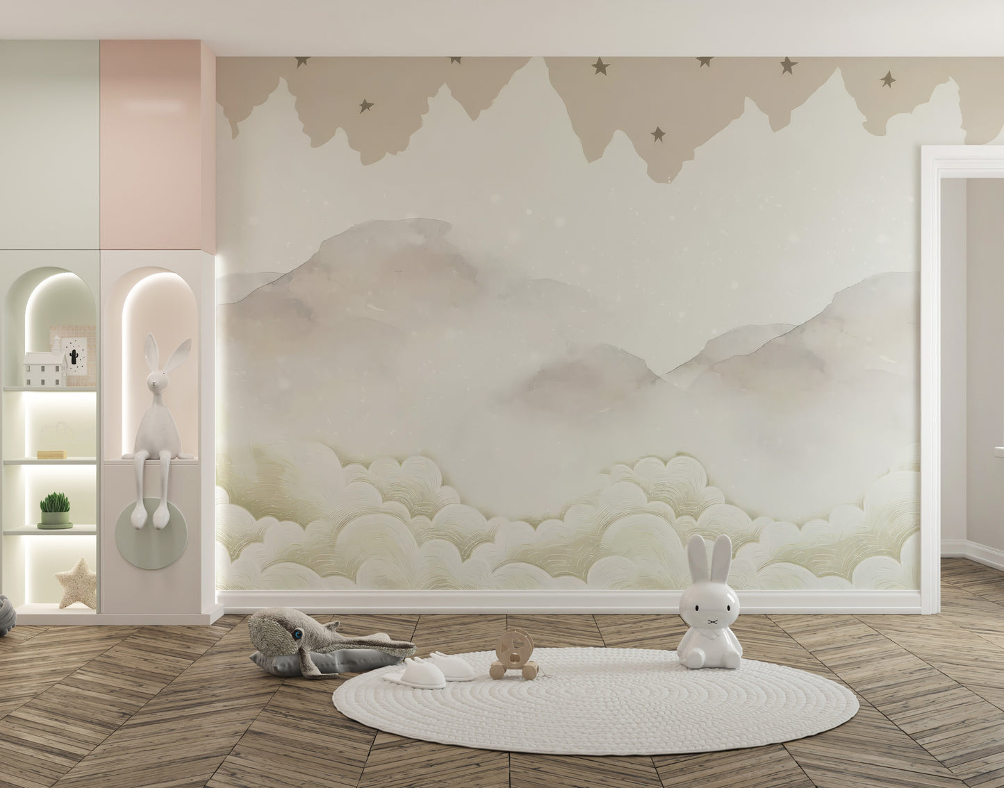 Starry Skies Wallpaper Mural for a magical touch