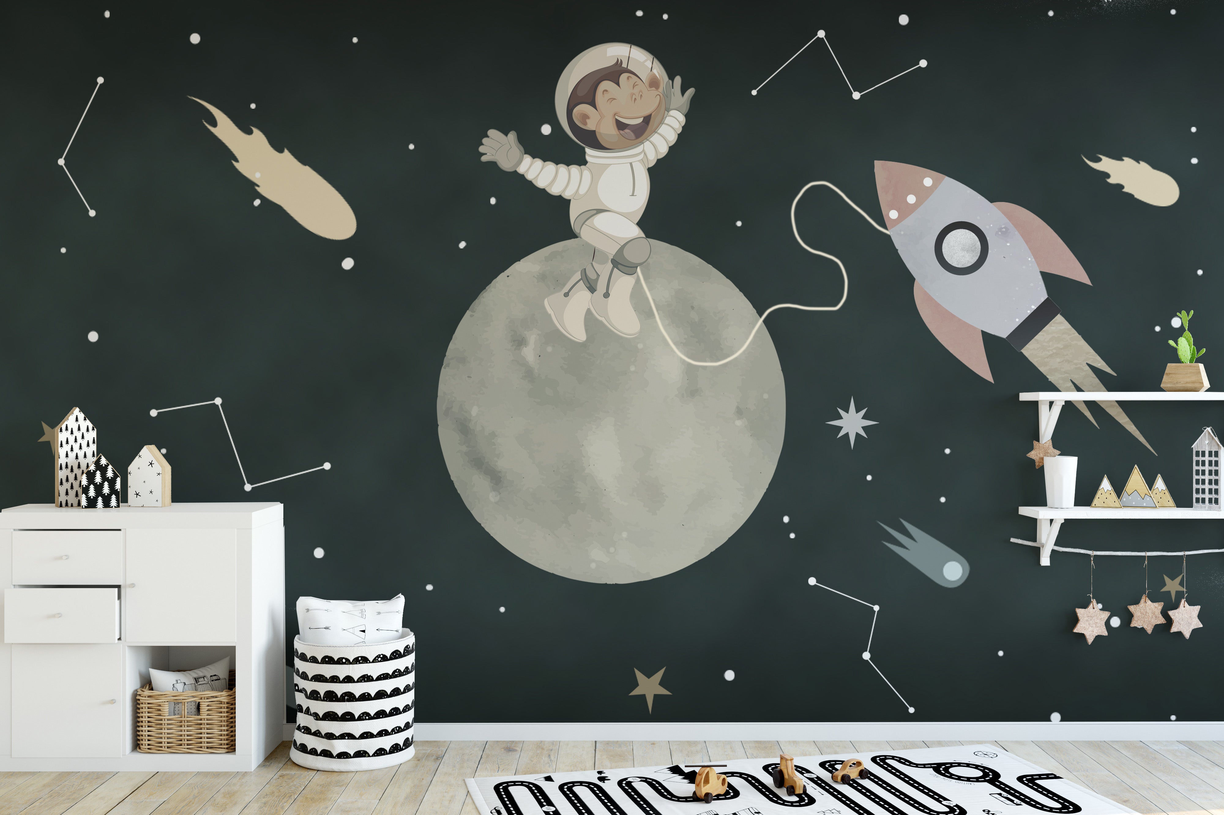 Space Rover Dog Wallpaper Mural for a quirky touch