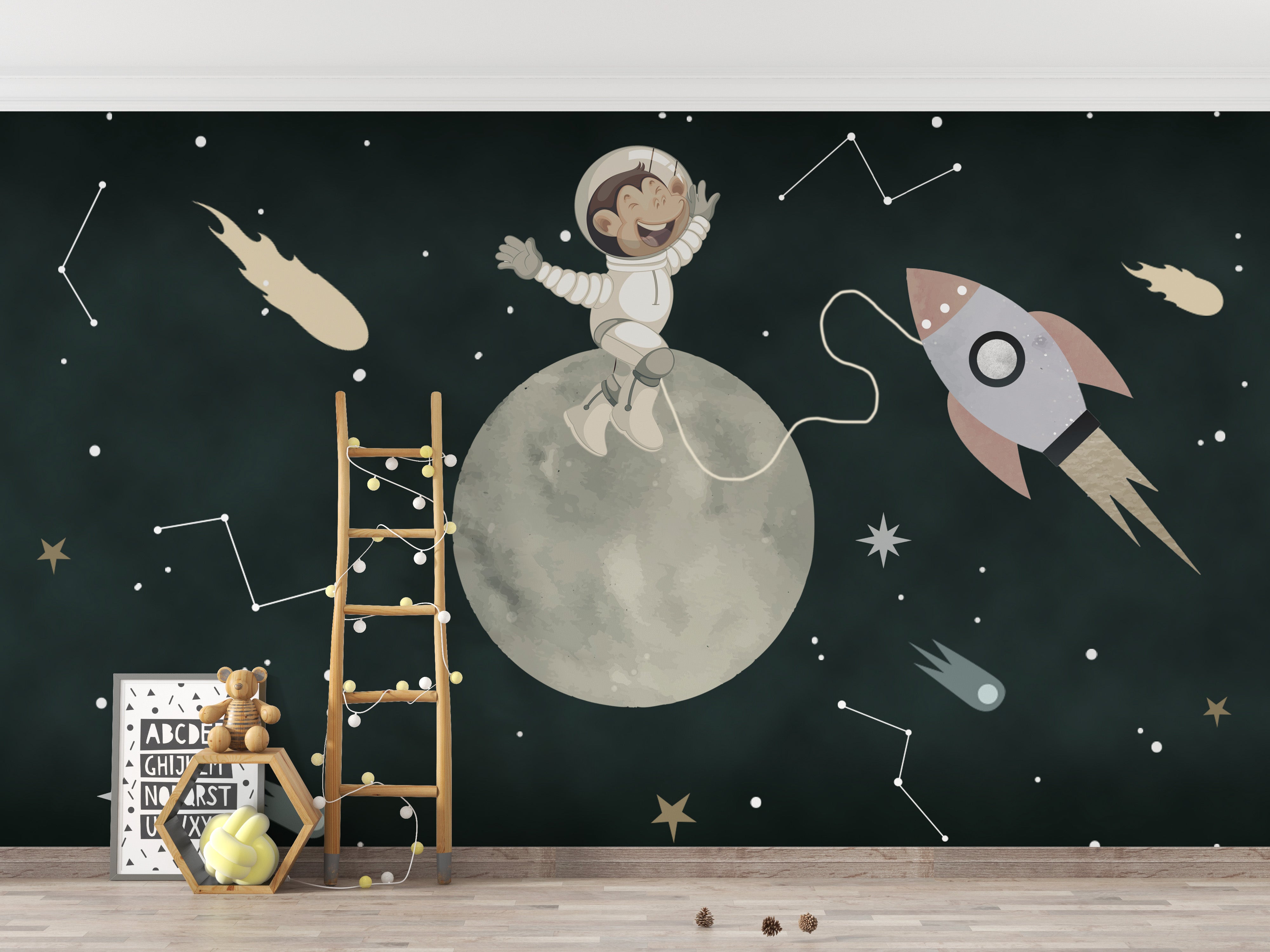 Space Rover Dog Wallpaper Mural for a dog lover’s dream