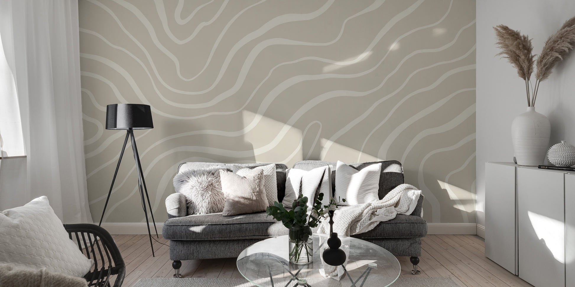 Soothing Waves Wallpaper Mural to brighten your walls