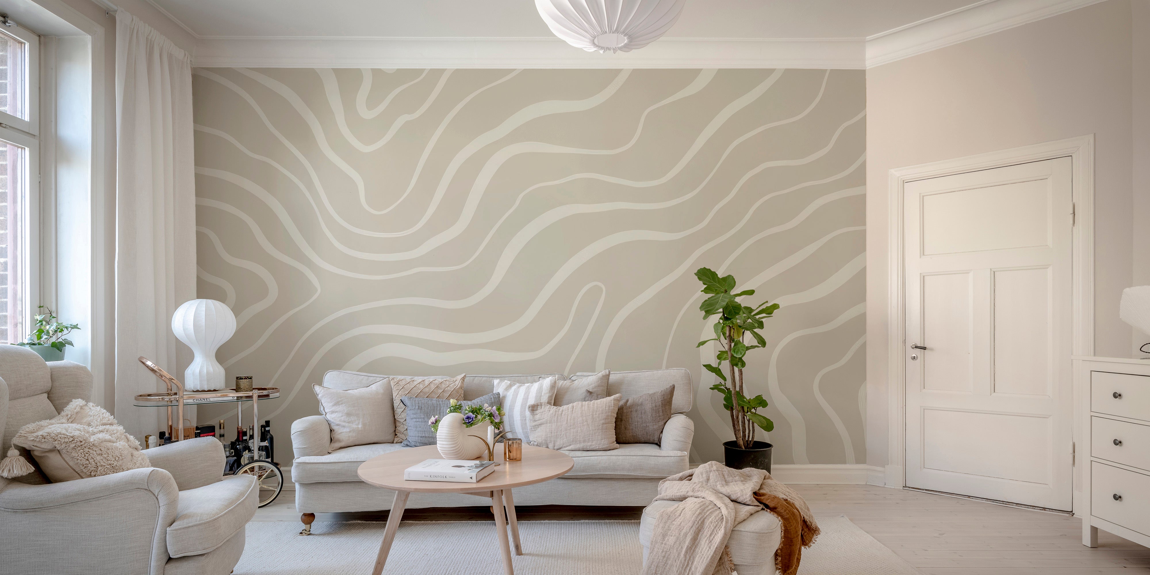 Relaxing Soothing Waves Wallpaper Mural for your space