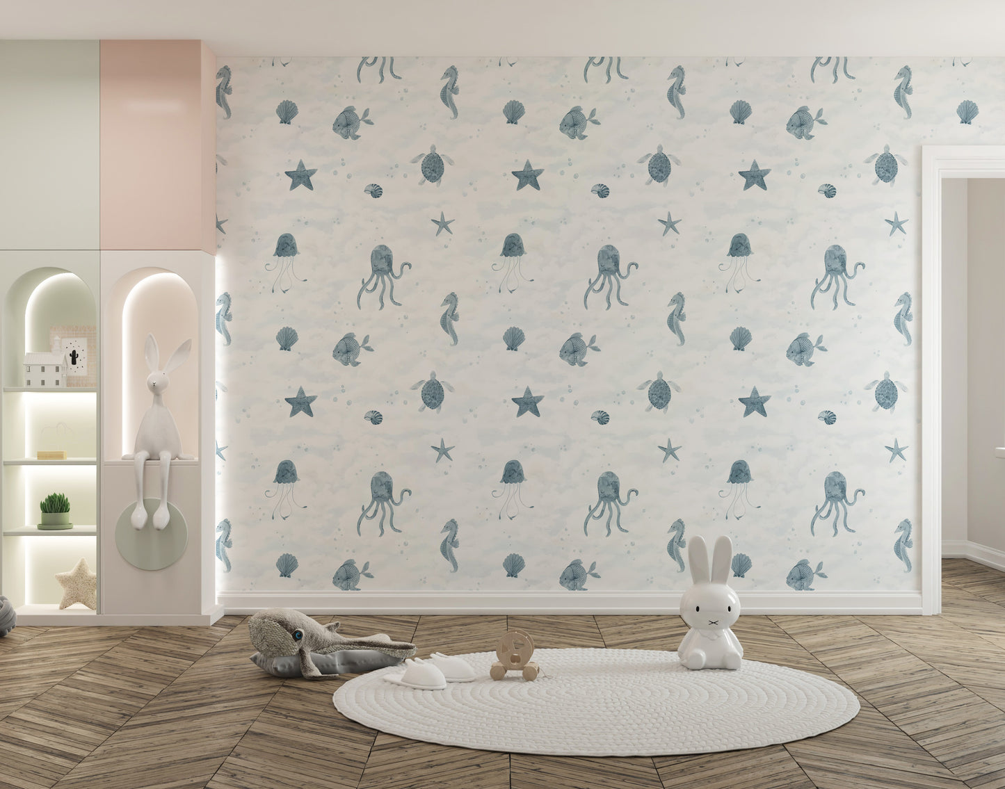 Marine Life Wallpaper Mural with oceanic beauty