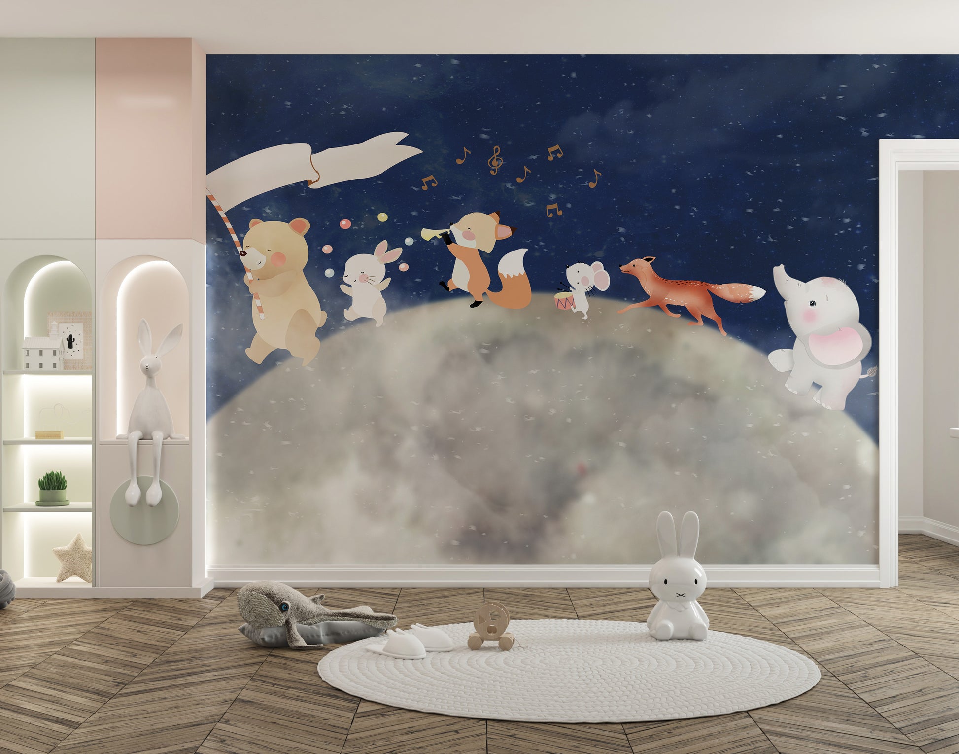 Magic Wand Dance Wall Mural for a whimsical touch