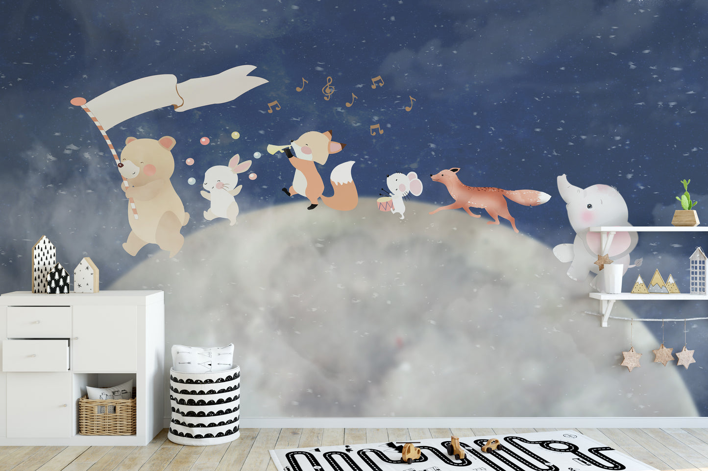 Magic Wand Dance Wall Mural with playful design