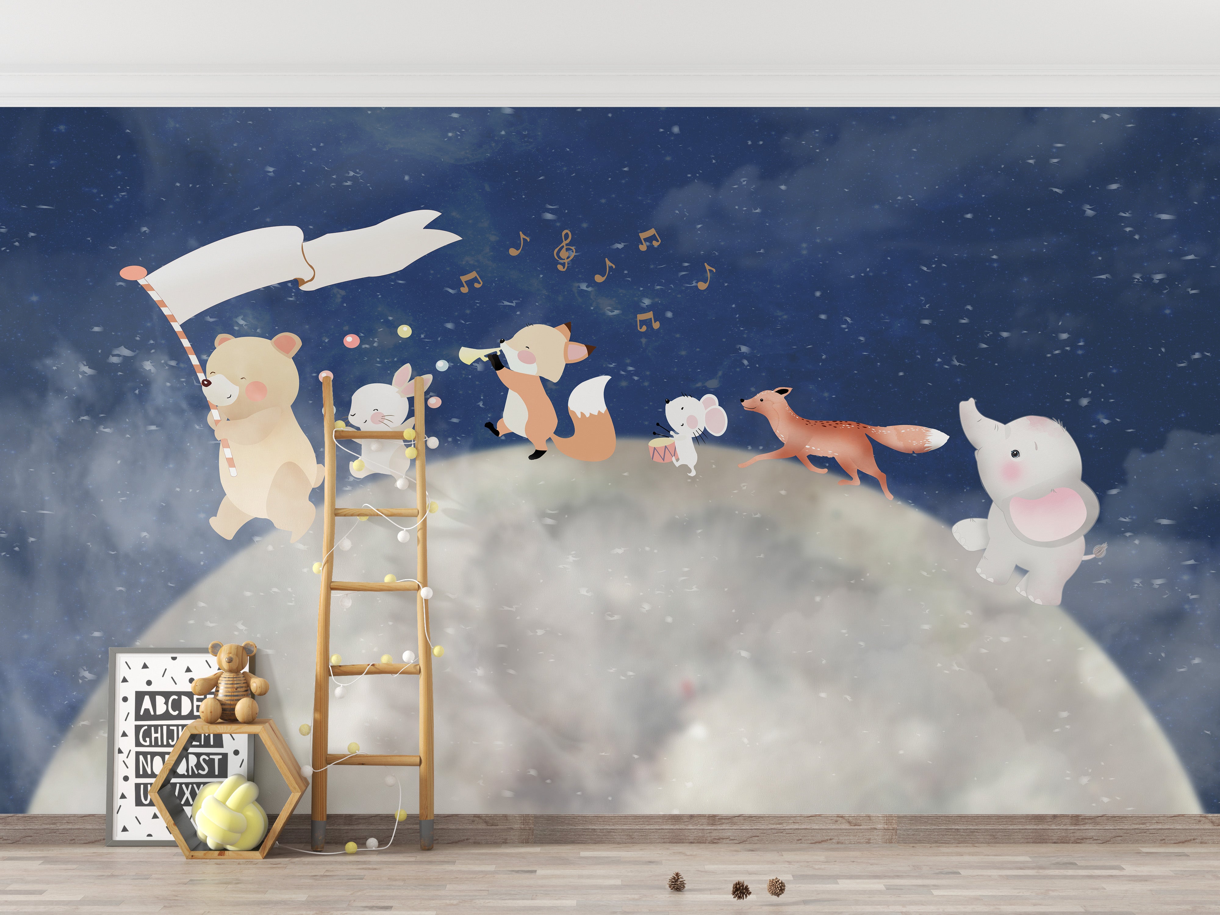 Magic Wand Dance Wall Mural for a lively, magical feel