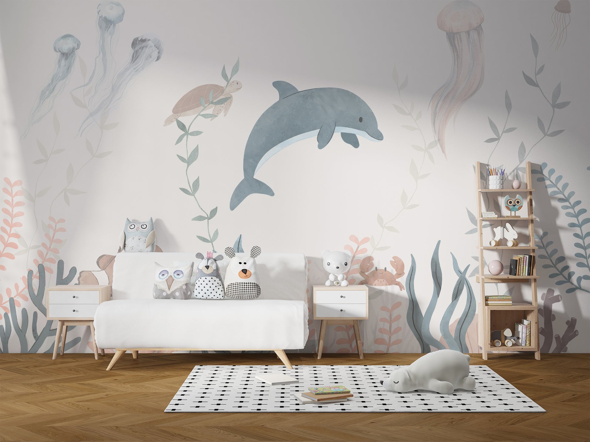 Ocean bliss wallpaper mural for a dreamy coastal home feel