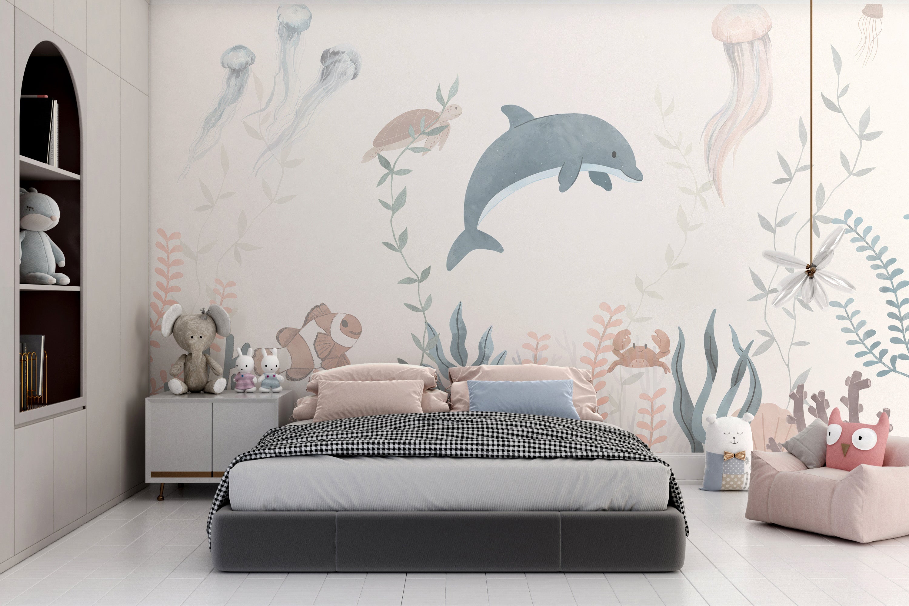 Ocean bliss wallpaper mural for peaceful, coastal interiors