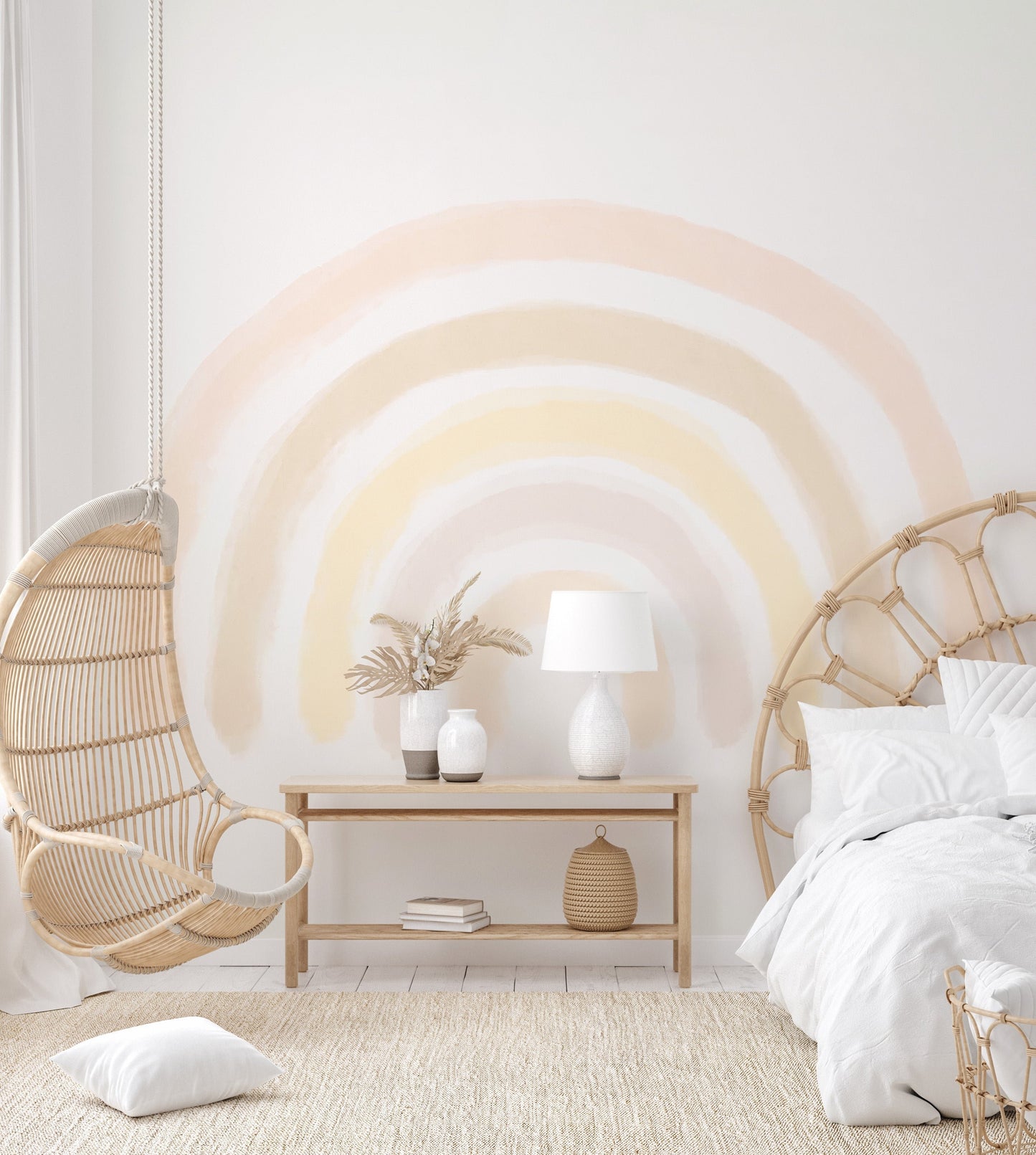 Pastel Rainbow Shades Wall Mural