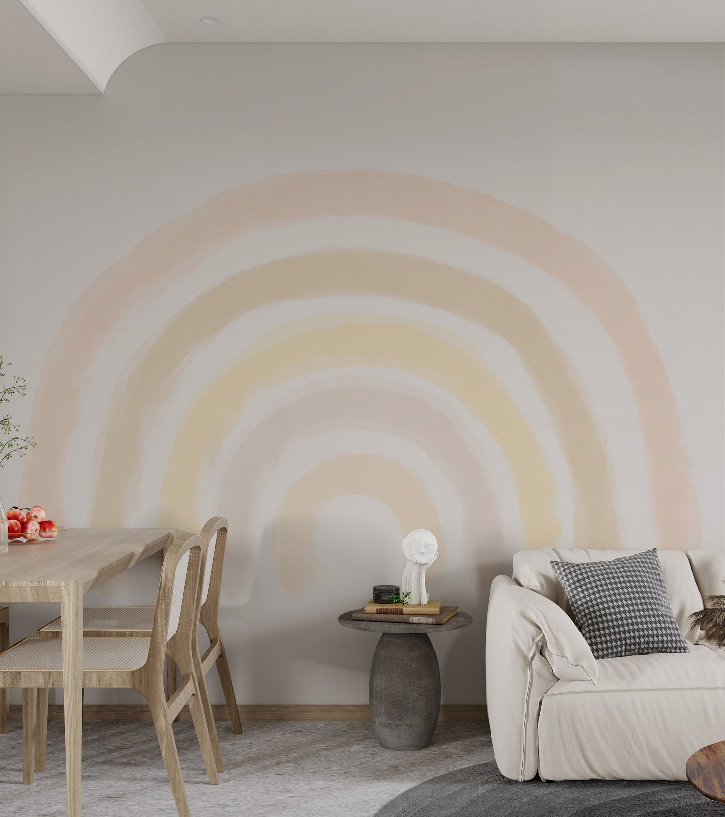 Pastel Rainbow Shades Wall Mural