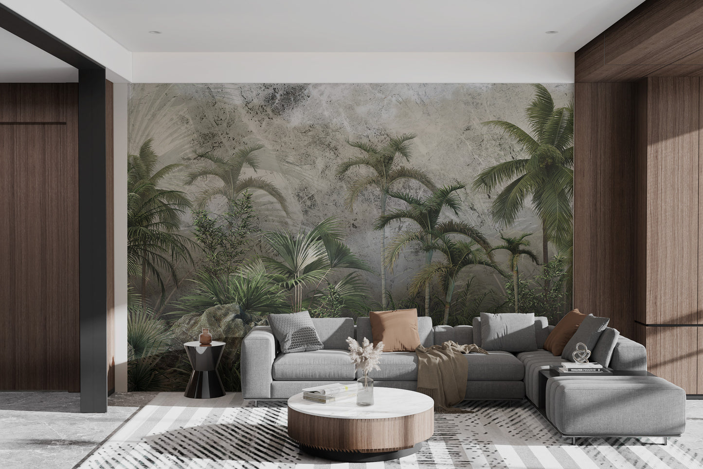 Best Grunge Natural Tropical Forest Wallpaper Murals