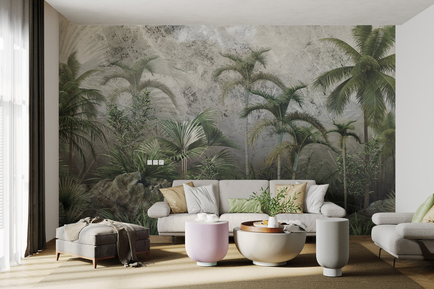 Best Grunge Natural Tropical Forest Wallpaper Murals