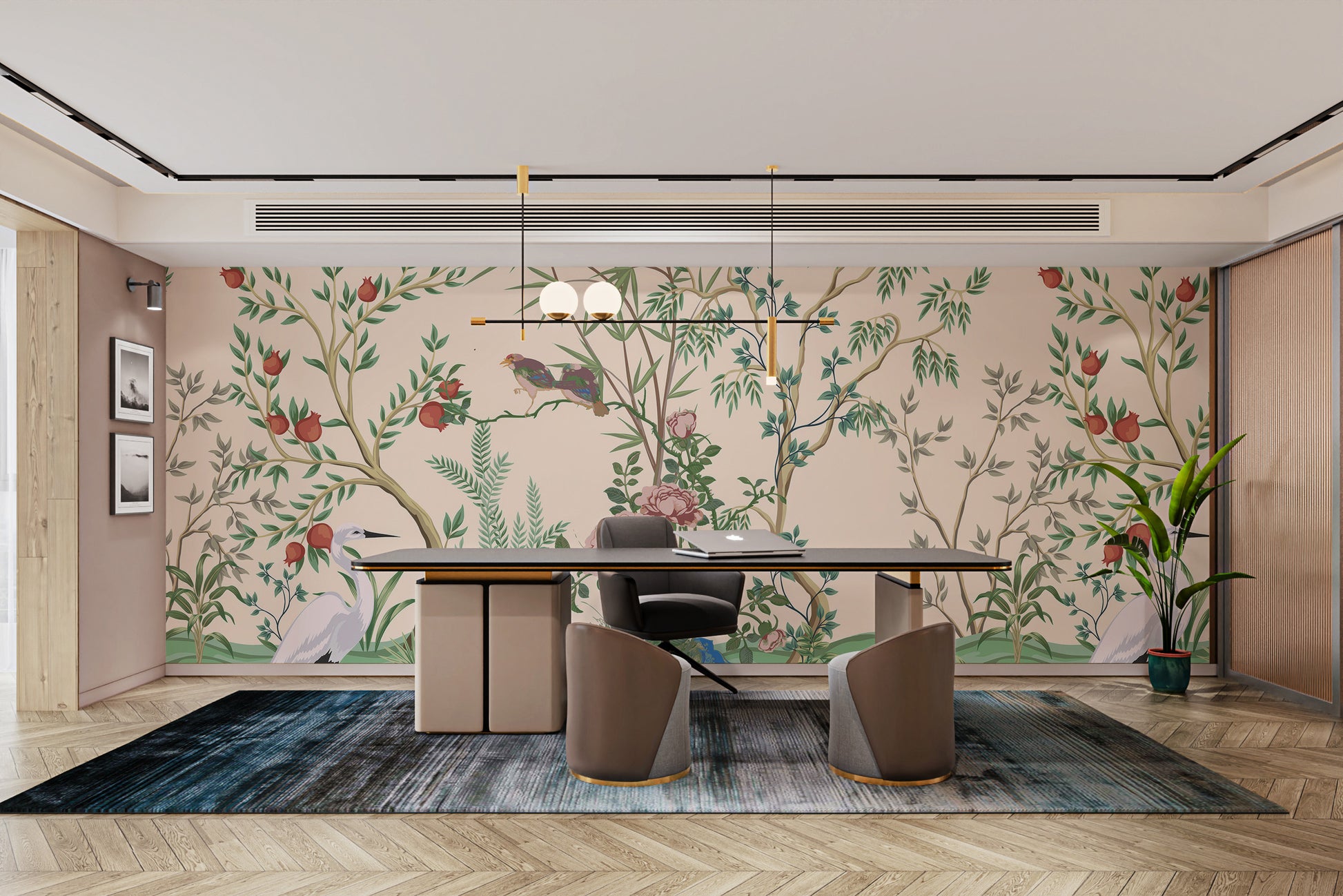 Traditional Chinese Vase Wallpaper Mural